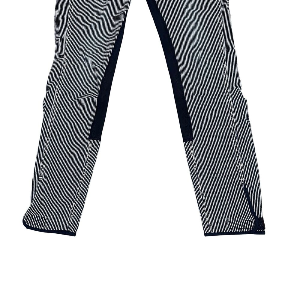 Goode Rider Full Seat Equestrian Riding Breeches Women’s 30L Blue Stripes 30x29 - Picture 2 of 10